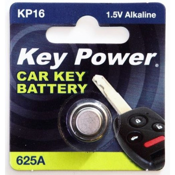 KEYFOB BATTERY 625A ALKALINE 1.5V