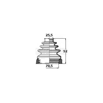 C.V. JOINT BOOT KIT (INNER)
