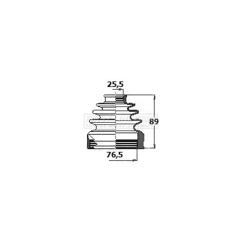 C.V. JOINT BOOT KIT (INNER)