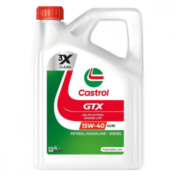 CASTROL GTX 15W-40 A3/B3 4 LTR
