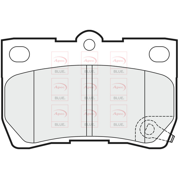 BRAKE PADS (REAR) (R90) image