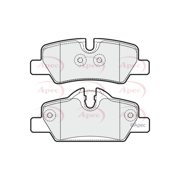 APEC BRAKE PADS (REAR) (R90) image