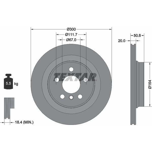 TEXTAR PC BRAKE DISCS image