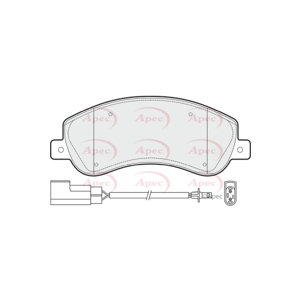APEC BRAKE PADS (FRONT) (R90) image