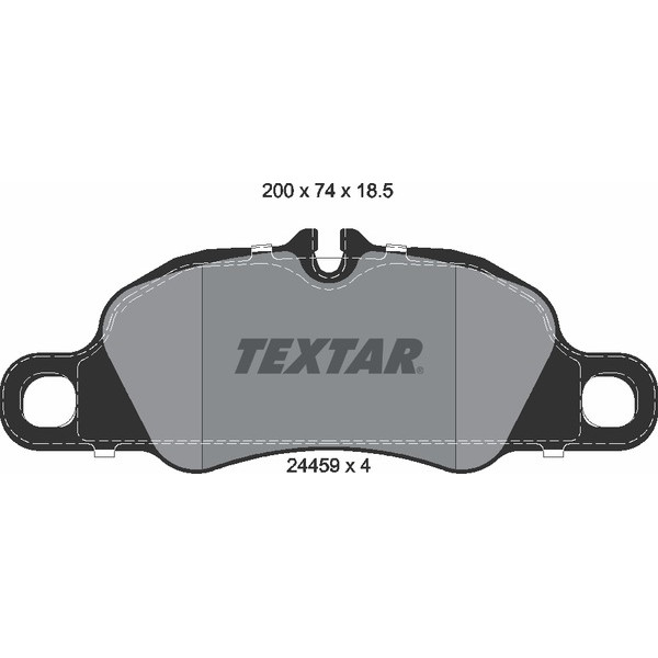 TEXTAR PC BRAKE PADS image