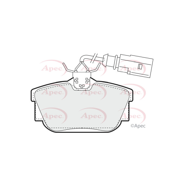 APEC BRAKE PADS (REAR) (R90) image