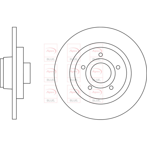 BRAKE DISC (REAR) (SINGLE) image