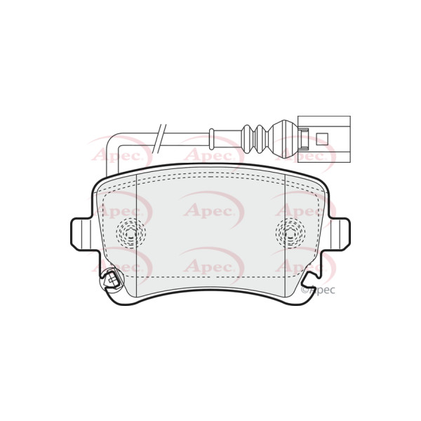 APEC BRAKE PADS (REAR) (R90) image