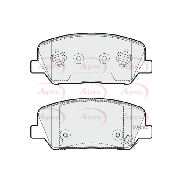 APEC BRAKE PADS (FRONT) (R90) image