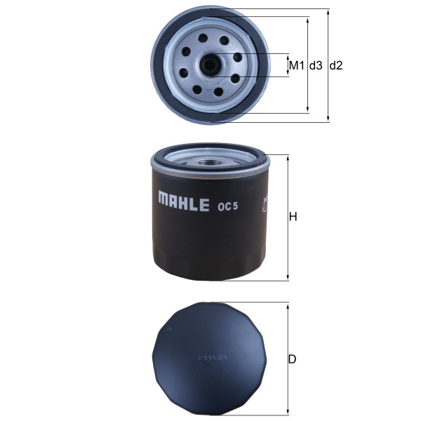 OIL FILTER - SPIN ON image