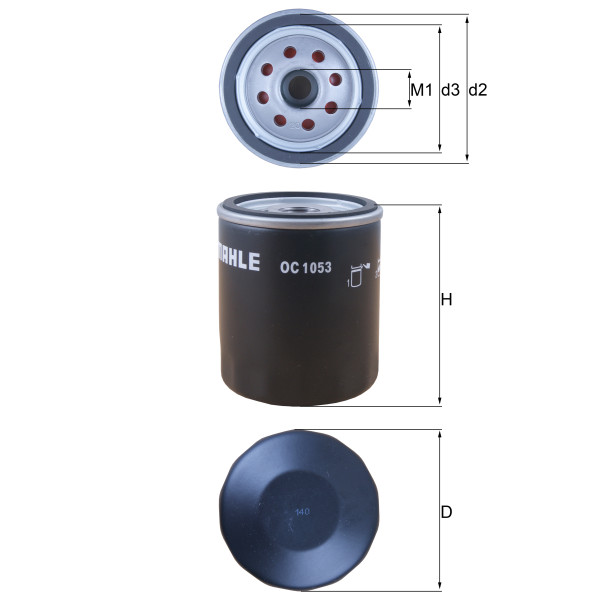 OIL FILTER - SPIN ON image