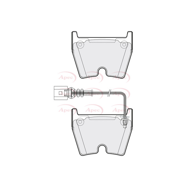 APEC BRAKE PADS (FRONT) (R90) image