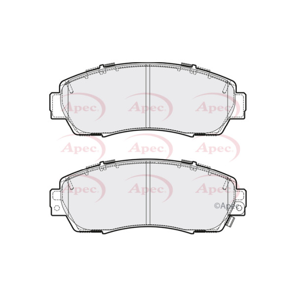 APEC BRAKE PADS (FRONT) (R90) image