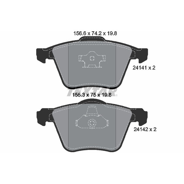 TEXTAR PC BRAKE PADS image