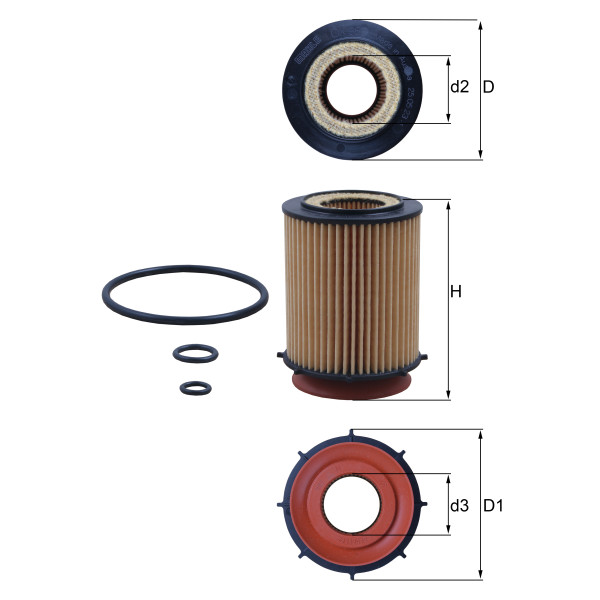 OIL FILTER - ELEMENT image