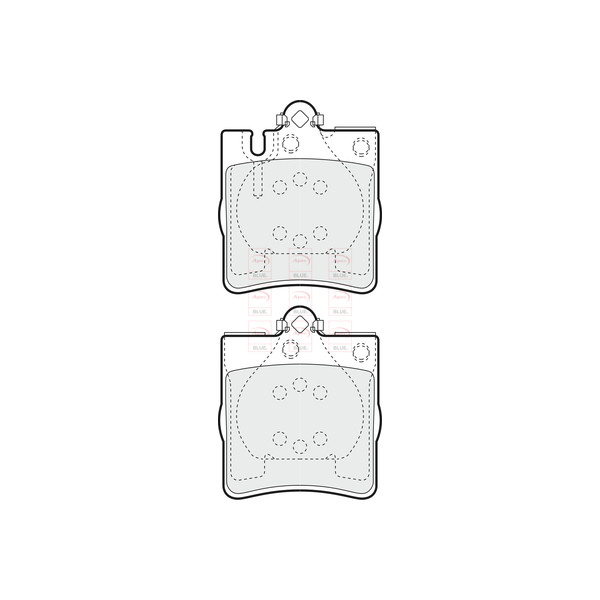 BRAKE PADS (REAR) (R90) image