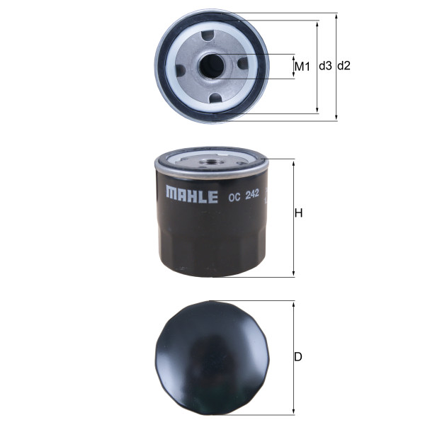 OIL FILTER - SPIN ON image