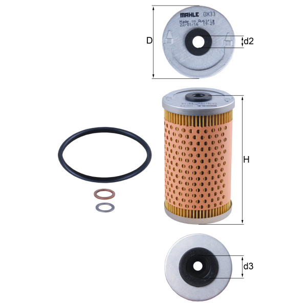 OIL FILTER - ELEMENT image