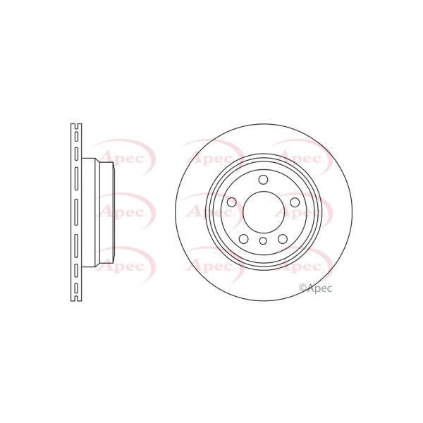 APEC BRAKE DISC (REAR) (SINGLE) image