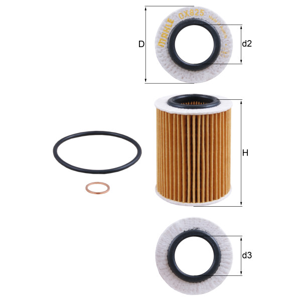 OIL FILTER - ELEMENT image