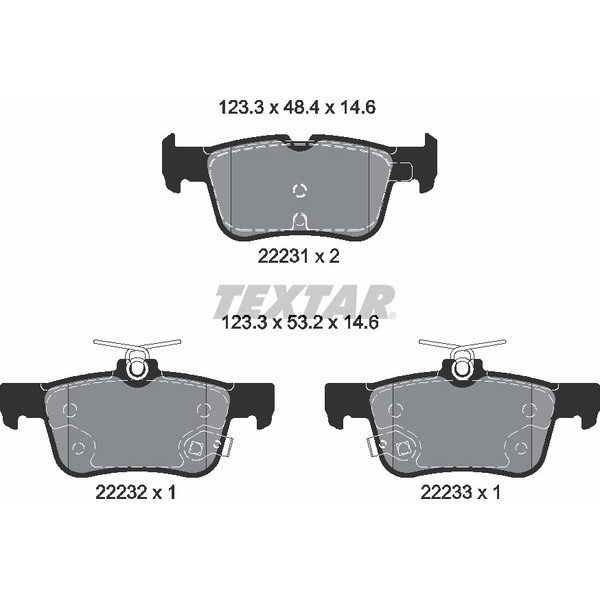 TEXTAR PC BRAKE PADS image