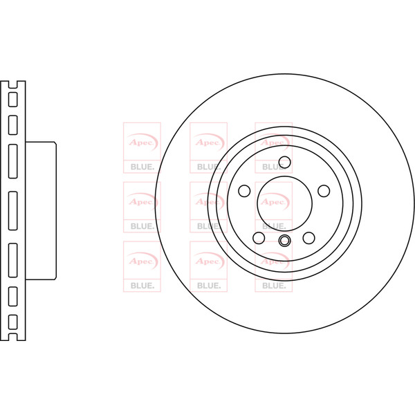 BRAKE DISC (FRONT) (SINGLE) image