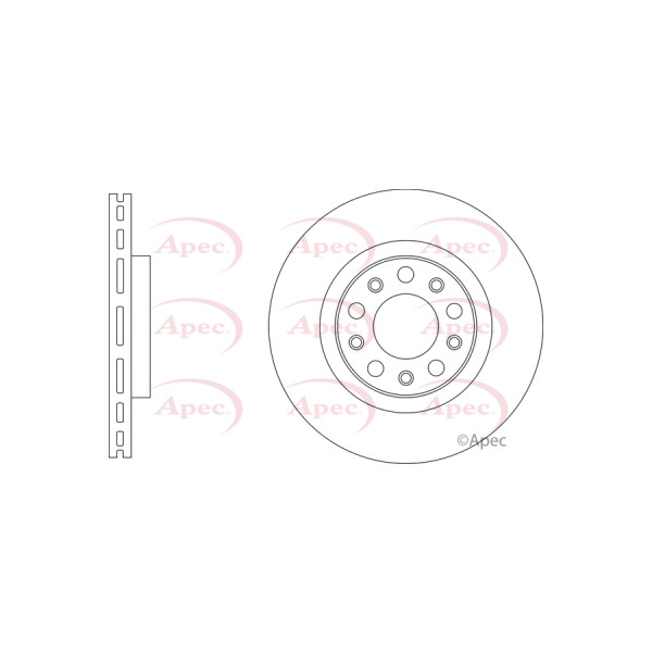 APEC BRAKE DISC (REAR) (SINGLE) image