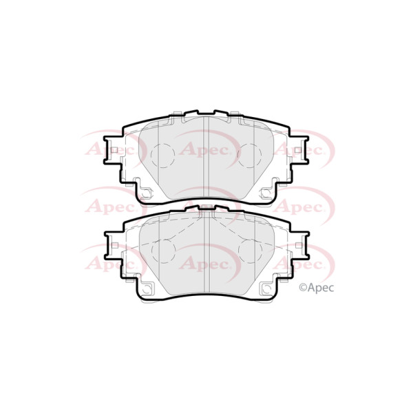 APEC BRAKE PADS (FRONT) (R90) image