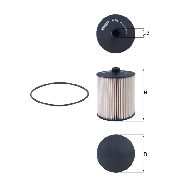 FUEL FILTER - ELEMENT image