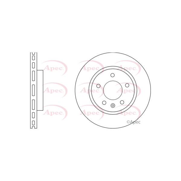 APEC BRAKE DISC (REAR) (SINGLE) image