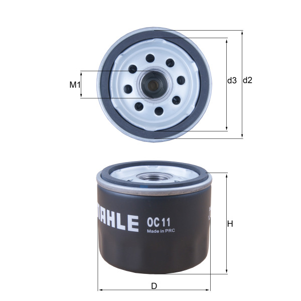 OIL FILTER - SPIN ON image