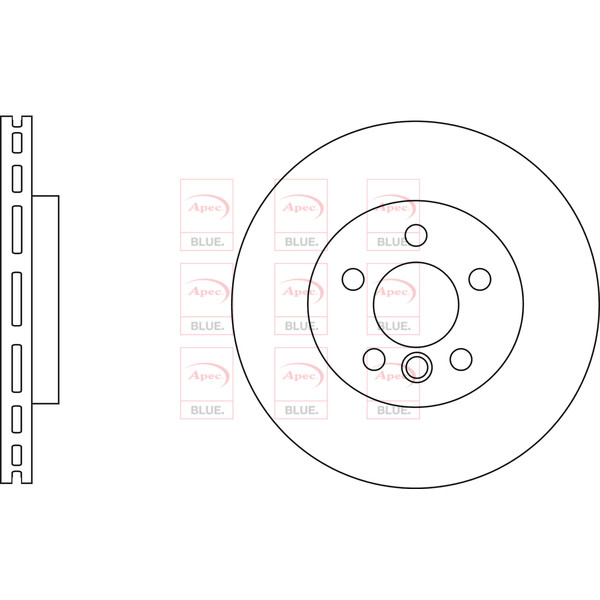 BRAKE DISC (FRONT) (SINGLE) image