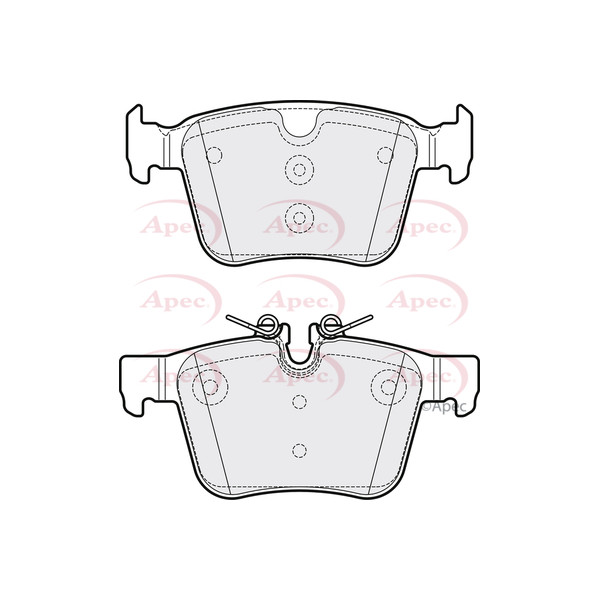 APEC BRAKE PADS (REAR) (R90) image