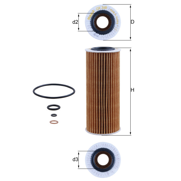OIL FILTER - ELEMENT image