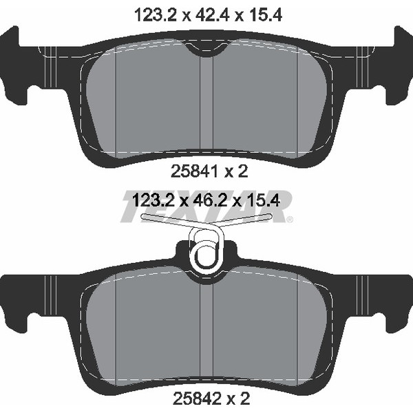 TEXTAR PC BRAKE PADS image