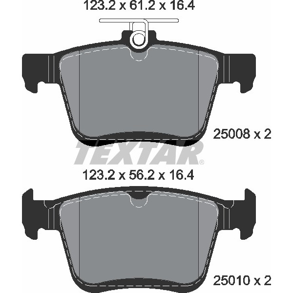 TEXTAR PC BRAKE PADS image
