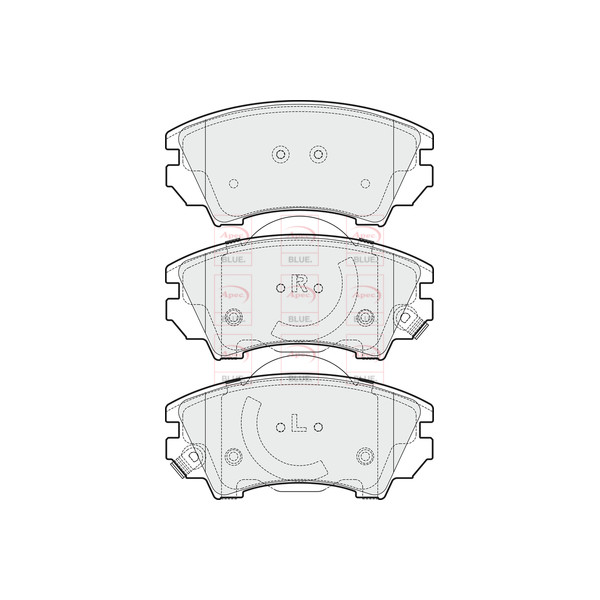 BRAKE PADS (FRONT) (R90) image