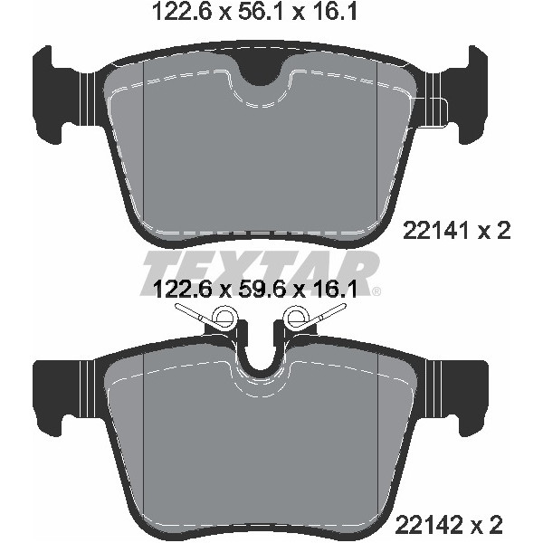 TEXTAR PC BRAKE PADS image