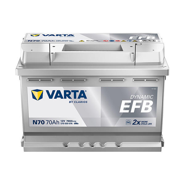VARTA BLUE DYNAMIC EFB (570 500 076) 096 image