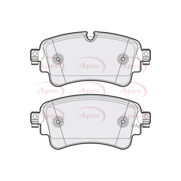 APEC BRAKE PADS (REAR) (R90) image