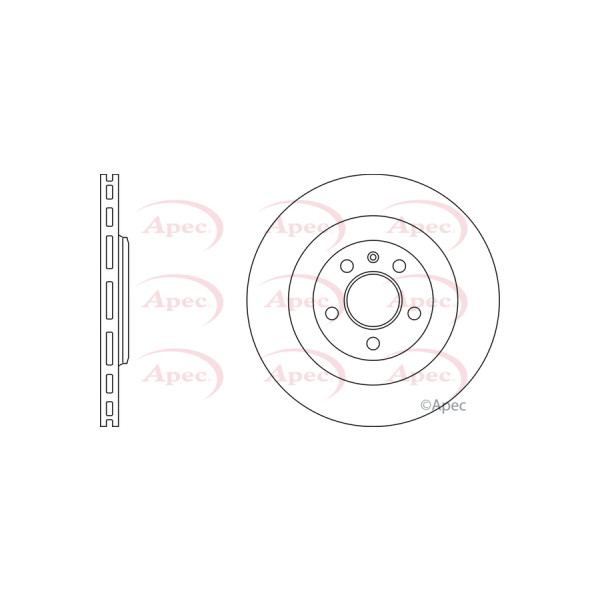 APEC BRAKE DISC (REAR) (SINGLE) image