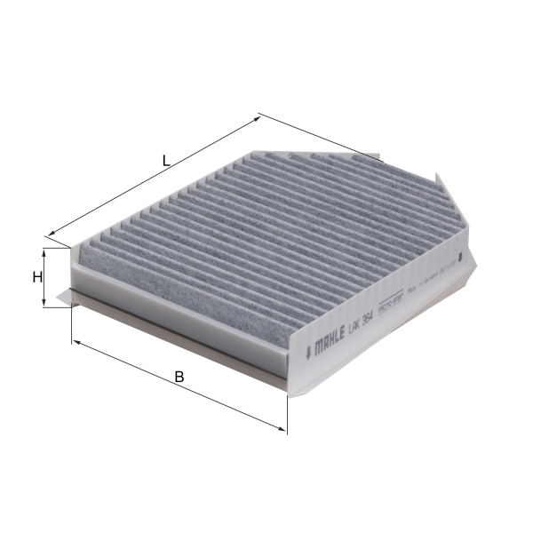 CABIN FILTER - CARBON ACTIVATED image