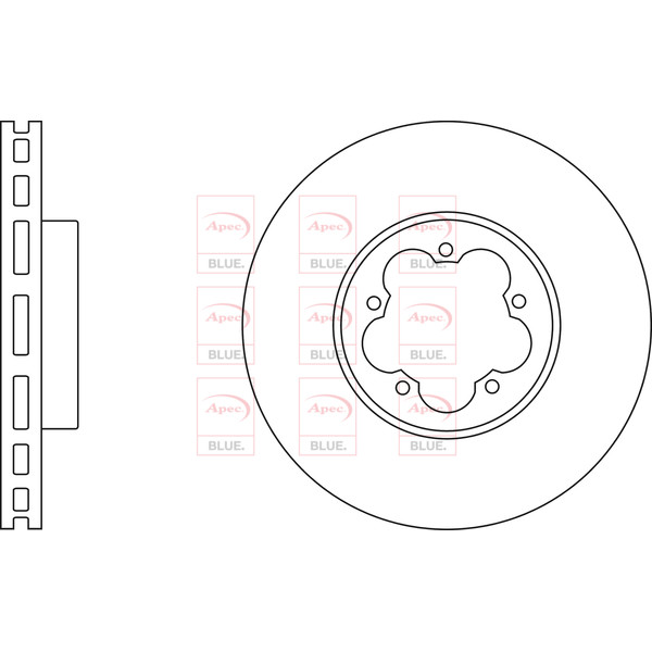 BRAKE DISC (FRONT) (SINGLE) image