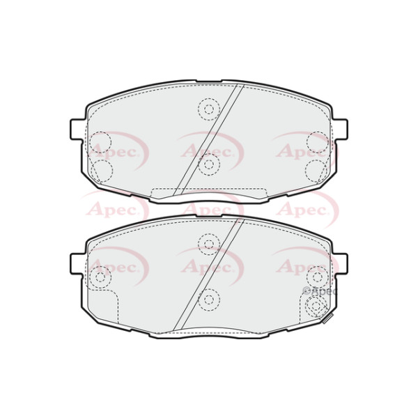APEC BRAKE PADS (FRONT) (R90) image