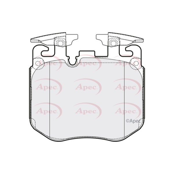 APEC BRAKE PADS (FRONT) (R90) image