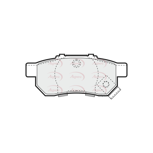 APEC BRAKE PADS (REAR) (R90) image
