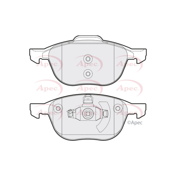 APEC BRAKE PADS (FRONT) (R90) image