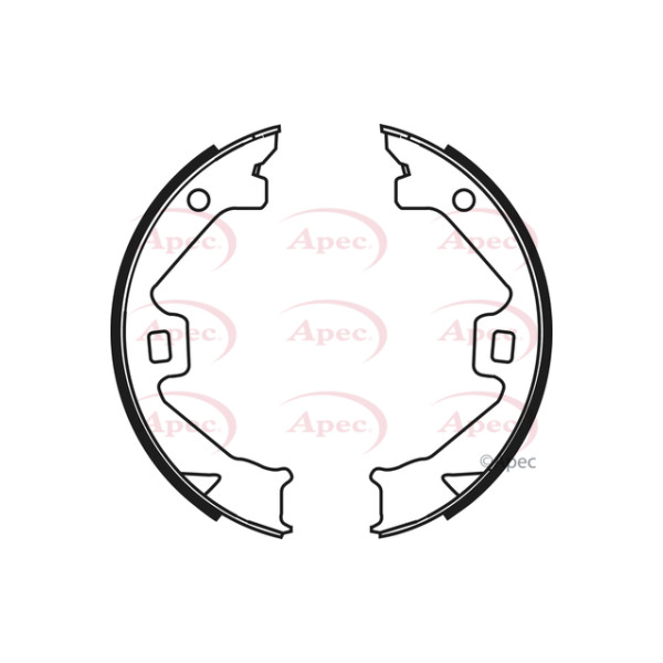 APEC BRAKE SHOES REAR image