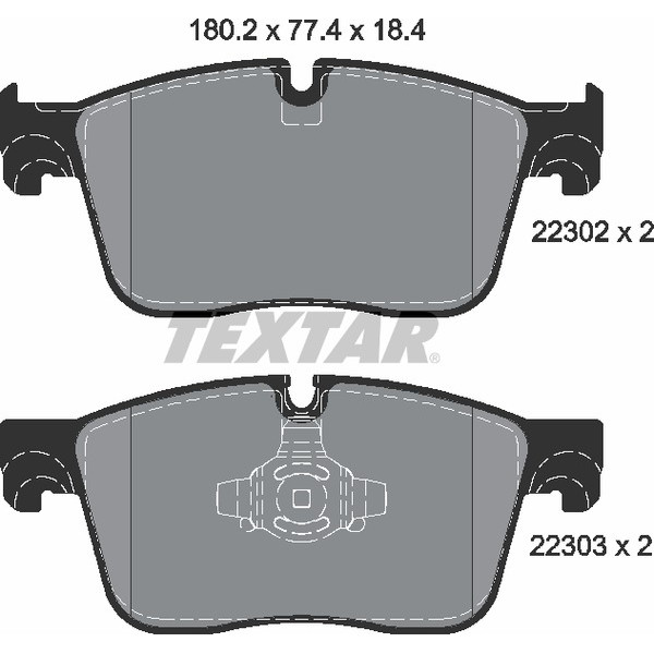 TEXTAR PC BRAKE PADS image