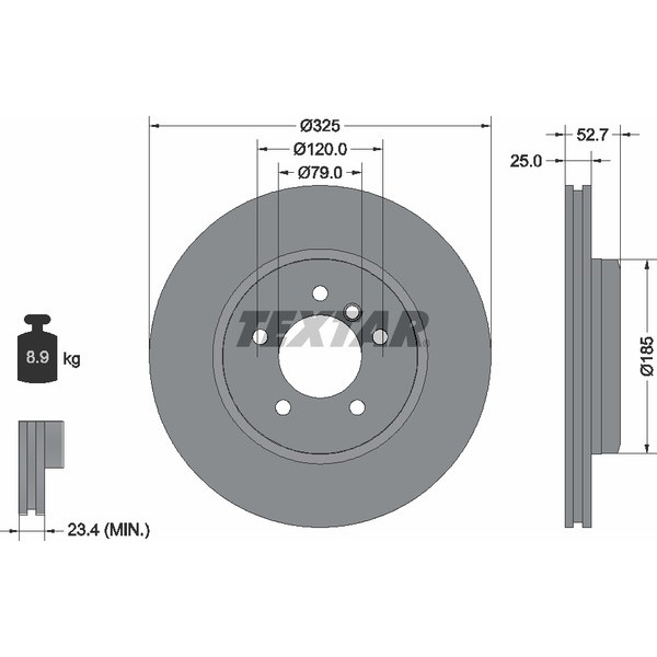 TEXTAR PC BRAKE DISCS image